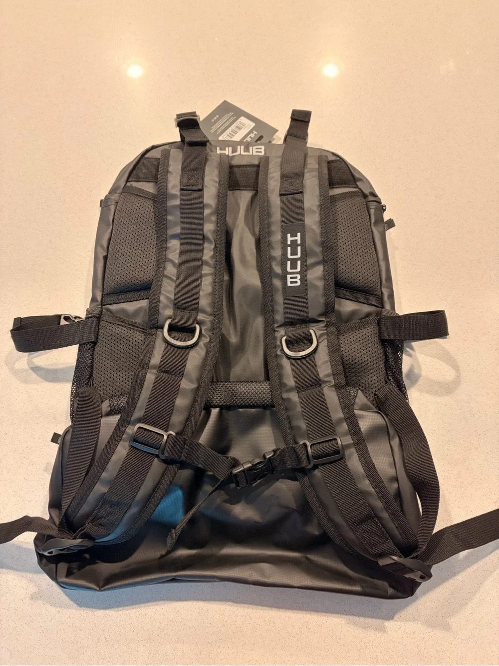 Huub black backpack